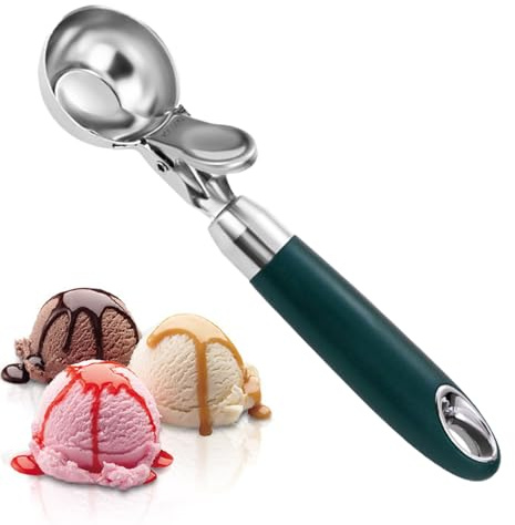 Pala para | Utensilios de cocina para pasteles | Utensilios de acero inoxidable 304 con mango ergonómico para porcionar helados, sorbetes y frutas