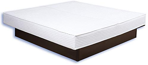 Premium komfort vattenburen sängkläder fodral - hölje & dragkedja upp/mittdelning - i frotté bomull kvalitet - olika storlekar 71x79 inch - 180 x 200 cm Vitt