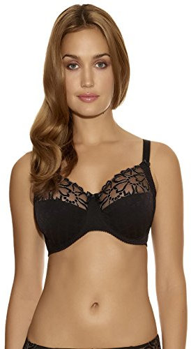 Fantasie Women's Jacqueline Full Cup Underwire Bra with Side Support, Black, 30DD