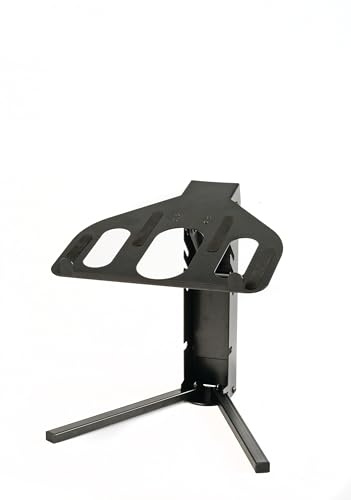 QUIK LOK - LPH/005 SUPPORT POUR ORDINATEUR PORTABLE, structure en acier légère et stable, avec patins en caoutchouc, deux angles différents, charge maximale 15 kg, couleur noire