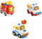 Vtech 80-242104 TUT TUT Baby Flitzer - 3er Set Einsatzfahrzeuge (Feuerwehrauto, Rettungswagen, Polizei), Babyautos, Mehrfarbig