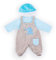 Bayer Design 83876AA Puppenkleidung, Puppenoutfit 33-38 cm, mehrteilige Puppenanziehsachen, Puppenzubehör