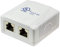 Faconet CAT 6A Anschlussdose Aufputzbox 2X RJ45 STP Netzwerkdose Aufputz geschirmt 10 Gigabit 500Mhz Universal AWG 22-26 cat7