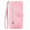NEXCURIO Handyhülle für Apple iPhone XR Hülle Klappbar mit Kartenfäch Ständer Klapphülle Schutzhülle Leder Wallet Flip Case Cover Tasche Handytasche Stoßfeste - Rosa