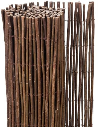 SEVICO Weidenmatte Sichtschutzmatte in 10 Größen Weidenzaunmatte für Garten, Balkon und Terrasse Sichtschutz Zaun Balkonsichtschutz Sonnenschutz Indoor & Outdoor 120x300 cm