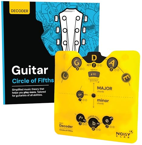 Quintenzirkel für Gitarre – Gitarrentheorie-Buch & Akkordrad – Musiktheorie leicht gemacht! Mehr spielen, mehr schreiben, Musik entdecken (Gitarrentheorie)