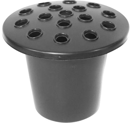 Pots de Fleurs funéraires 16 emplacements Supports de Fleurs funéraires en Plastique Inserts funéraires Vases commémoratifs pour Ornements de tombes Pierres tombales Fleurs funéraires Pots funéraires