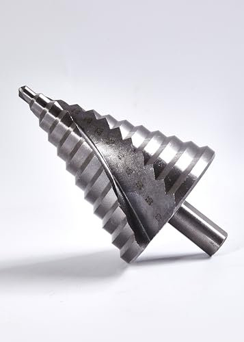 SATARGO Hole Cutter Tool Step Drill Bit, 6-60mm, HSS Cone Spiral Drill Bit for Metal, Wood, PVC and Plastics