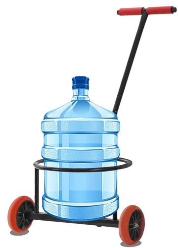 Kraftig transportvagn handvagn hink docka 120 kg kapacitet 33 cm diameter idealisk för mjölkburkar hinkar papperskorgar – mångsidig och hållbar verktygsvagn