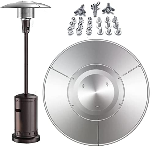 Linsition Ersatzteil für -Außenheizungen | -Wärmereflektor-Abschirmoberteil für Außenheizungen | Windschutzscheiben- -Heizpilze für den Außenbereich