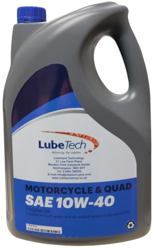QUAD ATV & MOTORCYCLE OIL ENGINE OIL 10W40 5 LITRE, A QUAD BIKE OIL MEETING JASO T903 MA2 SPECIFICATION BY LUBETECH