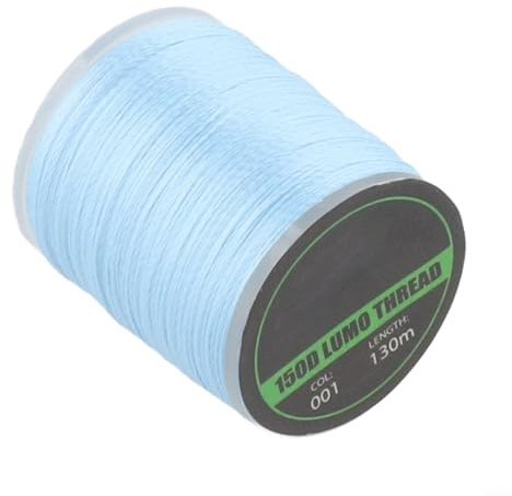 Yuanpgky Fil de fixation de mouches en polyester 150D pour la pêche, fait à la main avec options luminescentes et multicolores, 100 m par rouleau, compatible avec les crochets d'aide et (A)