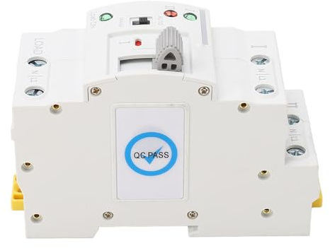 FTVOGUE Interruttore di Trasferimento Automatico a Doppia Alimentazione 2P 40A Interruttore di Commutazione Doppia Alimentazione Commutazione Rapida del Generatore a (220VAC)