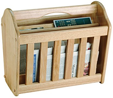 Apollo Rubber Wood Magazine Rack