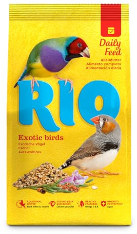 RIO Mangime Completo per Uccelli Esotici | 500 g | Miscela appositamente formulata di semi e cereali selezionati e amati | Per l'alimentazione quotidiana