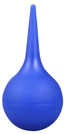 EXCEART Ohr Birne 75Ml Ohr Wasch Gummi Saug Sucker Squeeze Ball Ohrenschmalz Entferner für Home Labor (Blau)