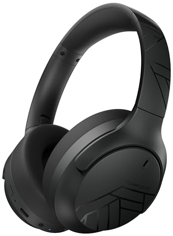 PowerLocus Auriculares Inalambricos Bluetooth, 60 Horas de Reproducción, 4 Modos de Sonido EQ, Cascos Inalámbricos Bluetooth con Micrófono Plegables, Hi-Fi Estéreo Sonido, Audifonos para Móviles/PC/TV
