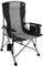 LANMOUNTAIN Folding Padded Camping Chair with Hard Armrest,Cup Holder,Heavy Duty for Adults,Paded Backrest,Portable Lawn Lightweight Outdoor Camp Chair,Support up to 400lbs