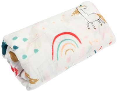 MOLUCKFU 1stück Cartoon Badetuch Bambusviskose Baumwolle Atmungsaktive Und Saugfähige Babydecke Pucken Für Babyparty