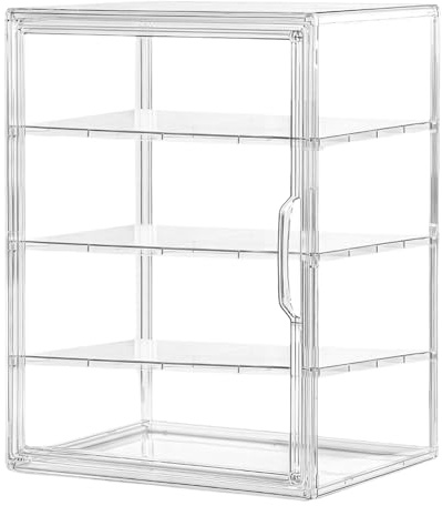 Genérico Vitrina Para Pasteles,Vitrina Transparente De Almacenamiento De Pan 4 Capas - Organizador De Alimentos Acrílico Hermético Para Mostrador De Cocina Sandwich Galleta Bagel Panadería