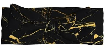 Diadema de mármol negro para bebé, un accesorio para el pelo para recién nacidos y bebés, adecuado para bebés de 0 a 6 meses de edad