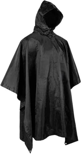 Mil-Tec Basic Poncho Schwarz Einheitsgröße