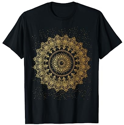 Frieden Hippie Geschenk Mandala T-Shirt