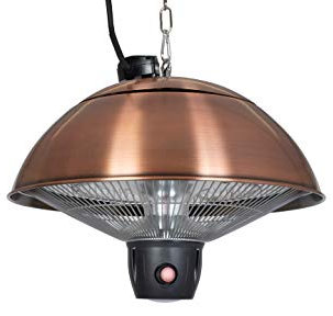 La Hacienda Hanging Mushroom Heater Copper 69565