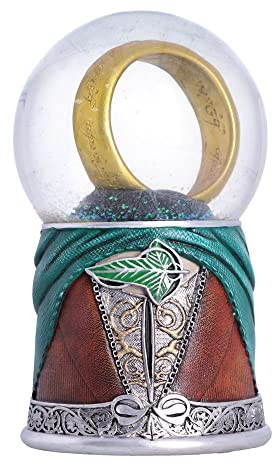 Nemesis Now Frodo Schneekugel, Motiv Herr der Ringe, Mehrfarbig, 17 cm