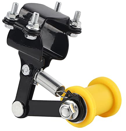 Tensor de cadena universal para motocicleta, bicicleta de foso, Chopper, ajustador de cadena larga, negro