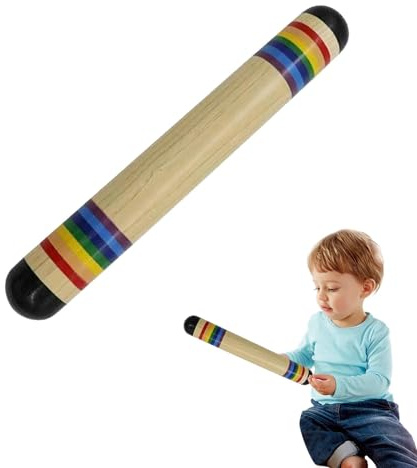 Creatore di rumore del suono della pioggia, strumento del suono della pioggia - Tubo a sonagli per pioggia, agitatore per bastoncini di pioggia,Rain Maker sonaglio per lo sviluppo sensoriale uditivo,