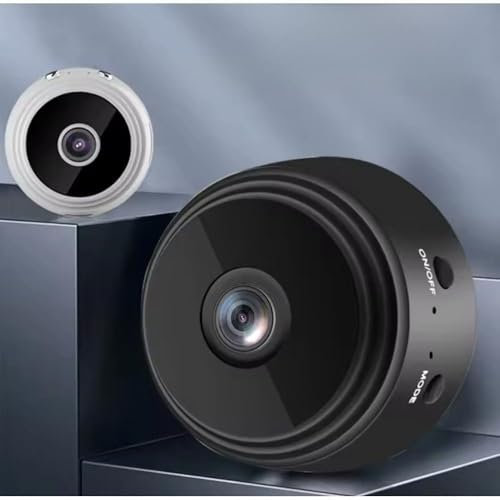 A9 HD Mini WiFi övervakningskamera, direktströmning, fjärrsyn, svart 1080P - nattsyn, rörelsedetektering och mobil applikation - säkerhet inomhus och utomhus