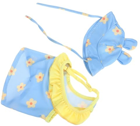 Abaodam Trajes De Baño para Mascotas De Color Pequeño Bañadores para Perros con Protección Solar Vestido De Playa para Cachorros De Verano