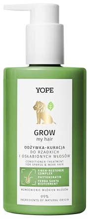 YOPE CONDITIONER FOR WEAKENED AND BREAKAGE-PRONE HAIR | FRAGILE HAIR | NATURAL | 99% INGREDIENTS OF NATURAL ORIGIN | 300ml