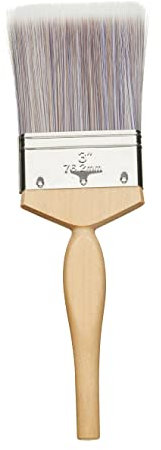 Fit For The Job Pinceau Diamond Artisanal de 75 mm pour Une Finition Lisse avec peintures-émulsions à Aspect Brillant et satiné sur Les Murs, plafonds, Meubles, Bois et métal