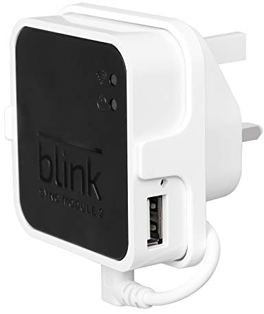 HOLACA Outlet Wall Mount Hanger Holder Stand for Blink Sync Module 2 Blink Sync Module-fits the All New Blink Outdoor and Indoor Blink XT &Blink XT2 Sync Module, White 1PCS