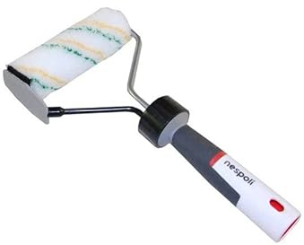 Nespoli Rodillo de Pintura Recortador, 12 cm, EasyLiner Plus para Pintura de Pared, Ideal para Perfilar Esquinas y Líneas Perfectas sin Enmascarar, Carga Fácil de Pintura