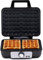 ALPINA Waffeleisen, 1000 Watt, Scharz-Silber