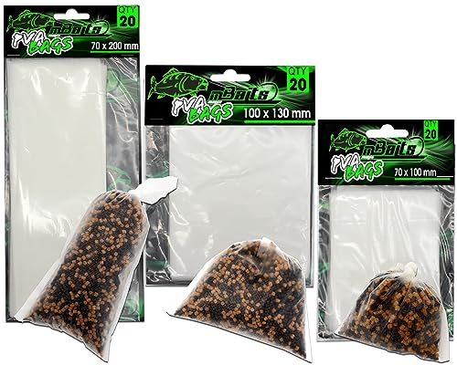 Angel-Berger Magic Baits PVA Bags PVA Beutel PVA Tüten PVA Mesh PVA Netz Wasserlösliche Bags (PVA Power Pack)