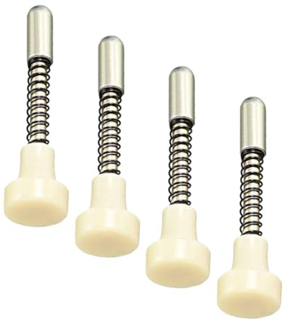Ciieeo Loquet de Porte à Ressort en Acier Inoxydable pour Meubles Garçon et Filles, Système de Verrouillage Sécurisé et Finition Lisse, pour Lits et Berceaux