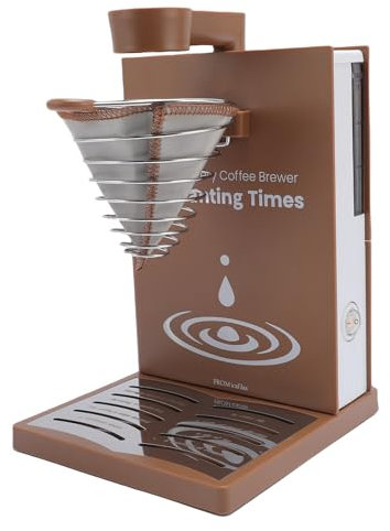 Luocute de una Taza Desmontable Portátil, 300 Ml de 7 Hoyos Desmontables Automáticamente Vertido sobre Cafeteras, de Goteo Portátil para el Hogar, la Oficina, el