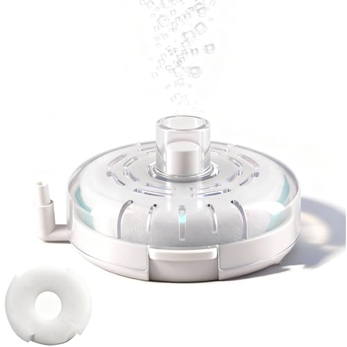 DIYCUT Mini Filtro per Acquario, Pompa Acquario Piccola da 55 x 83 mm, Kit Filtro Acquario per Pesci Rossi in Plastica, con Cuscinetti Filtranti e Pietre Filtranti, per Casa e Acquario