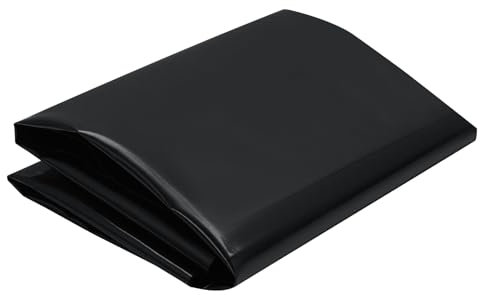 Victoam Bâche d'étang - 6 x 8 m - Épaisseur : 0,5 mm - PEHD - Noir - Pour bassin à poissons, fontaine, jardin d'eau et cascade