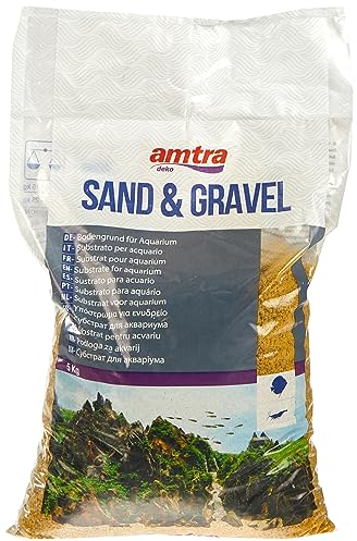Amtra WAVE Gravier Quartz Ceramisé pour Aquariophilie, Jaune, 5 kg
