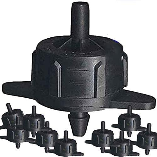 Suinga Pack 100 Gotero Autocompensante 4 Litros | Goteros desmontables 4 L/h para Riego, Plantas, Macetas, Microtubo y Tuberia 16mm