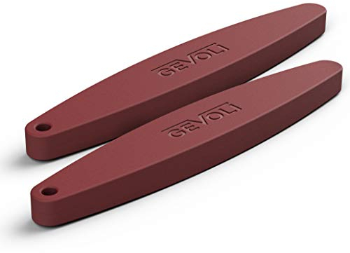 Gevoli Sous Vide Weights, 2 Pack - Food Grade BPA Free Silicone & 304 Stainless Steel - Non-Stick & Dishwasher Friendly - Improved Submersion vs Racks