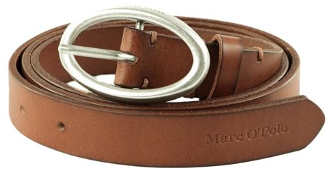 Marc O'Polo Damen Gürtel Elly dunkelbraun 80
