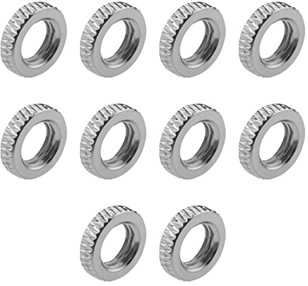 SING F LTD 10Pcs Presta Valve Core Lock Ring Nut Presta Valve Cylinder Lock Ring Nuts Accessories for Car Valve Bicycle Valve Insert Air Pump Compressor