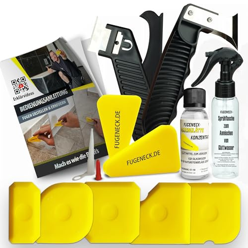 FUGENECK® - Das perfekte Fugenabzieher Set mit allem was du brauchst - Für Anfänger und Profis mit Anleitung (FUGENECK Fugenabzieher Set)
