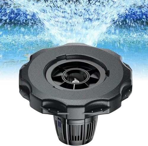 Aeratore Fontana Laghetto Galleggiante 20000 L/h con Getto 360° e Filtro Antidetriti per Acqua Ossigenata e Pulita